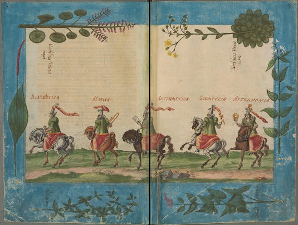 Illustration of the commemorative events held for Elisabeth of Hessen’s christening.
