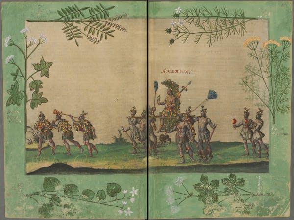 Illustration of the commemorative events held for Elisabeth of Hessen’s christening.