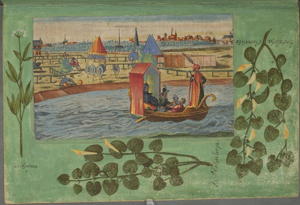 Illustration of the commemorative events held for Elisabeth of Hessen’s christening.