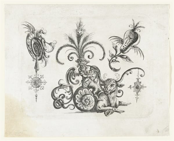 Grotesque etching