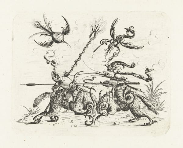 Grotesque etching