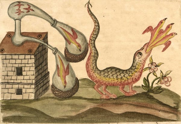 illustration from *Clavis Artis* manuscript