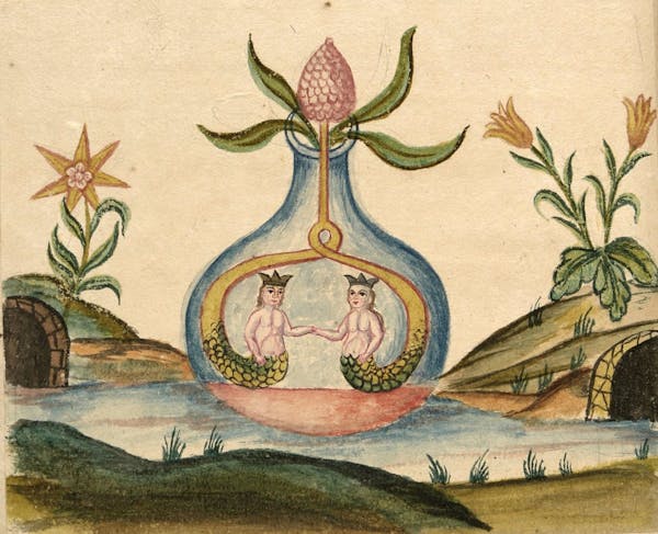 illustration from *Clavis Artis* manuscript