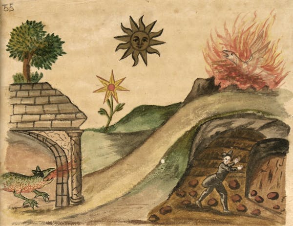 illustration from *Clavis Artis* manuscript