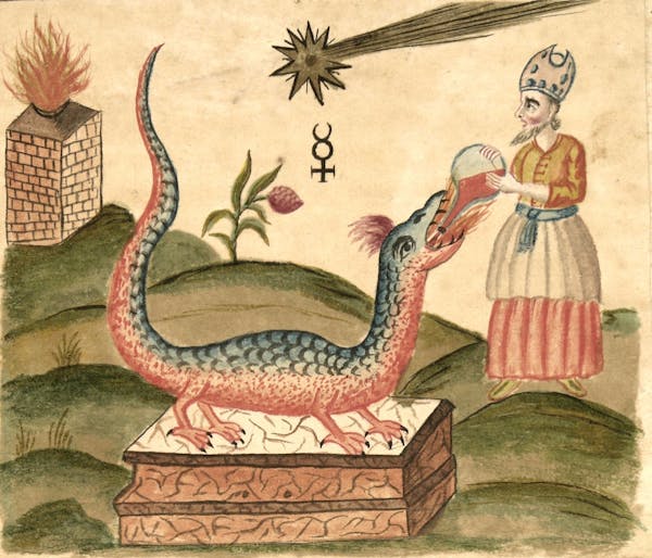 illustration from *Clavis Artis* manuscript