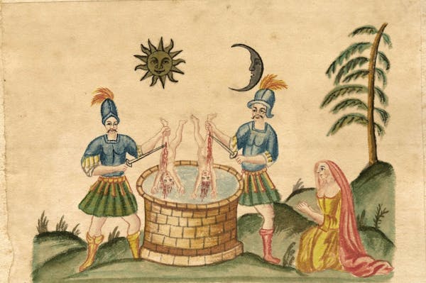 illustration from *Clavis Artis* manuscript