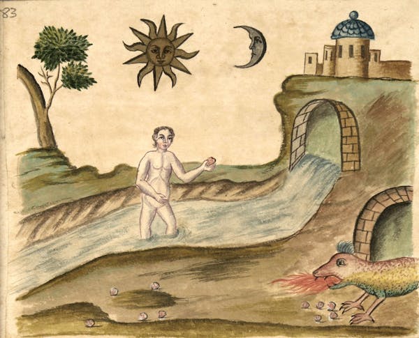 illustration from *Clavis Artis* manuscript