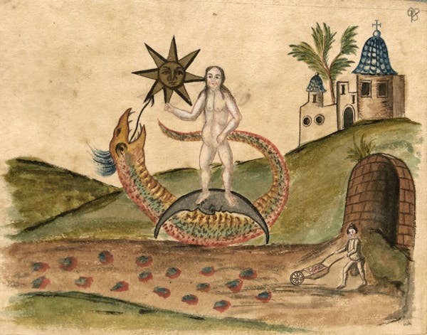 illustration from *Clavis Artis* manuscript