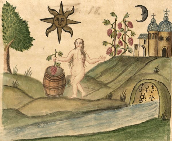 illustration from *Clavis Artis* manuscript