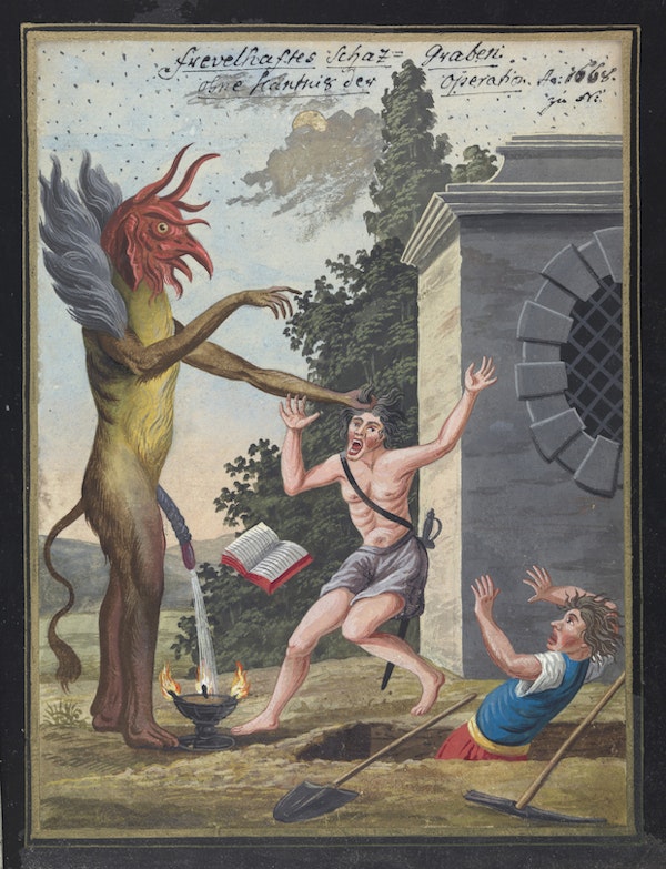 L0076363 A compendium about demons and magic. MS 1766.
