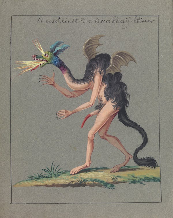 L0076384 Illustration of a hybrid monster.