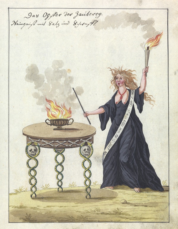 L0076364 A compendium about demons and magic. MS 1766.
