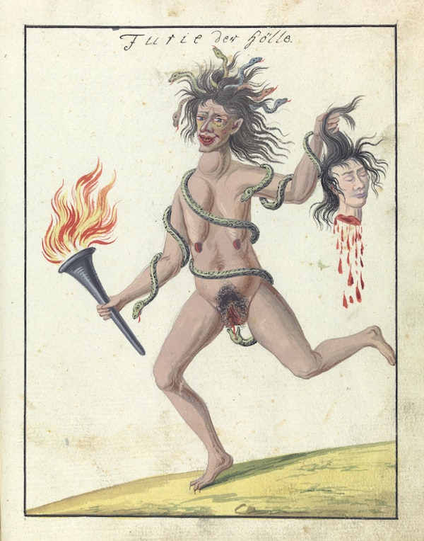 L0076375 A compendium about demons and magic. MS 1766.
