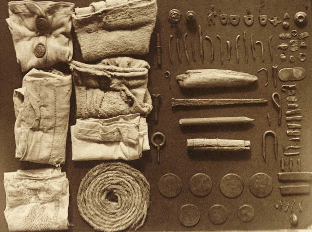 Contents of an Ostrich’s Stomach (ca. 1930)