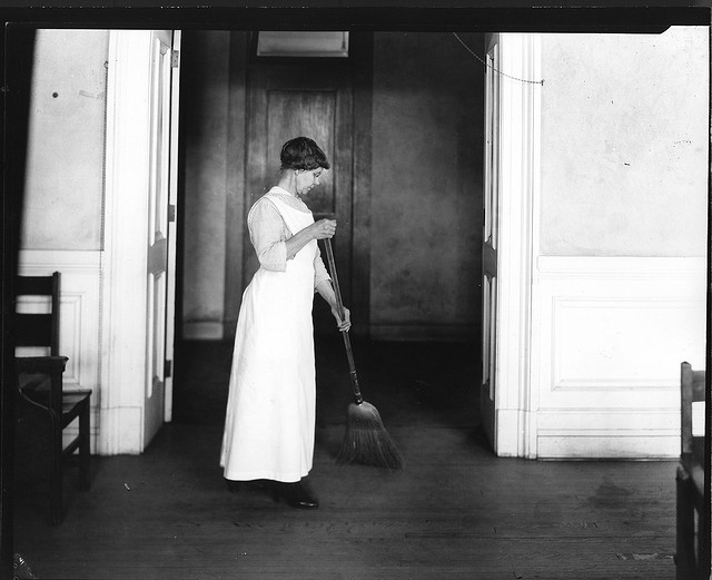 Correct Postures for Housework (1920s) — The Public Domain Review