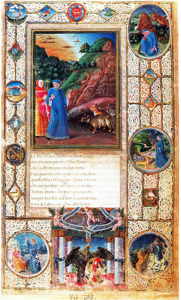 Illustration for Dante's Divine Comedy