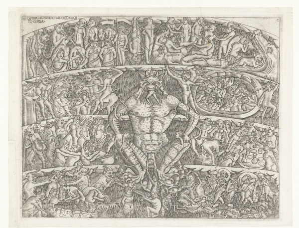 Illustration for Dante's Divine Comedy