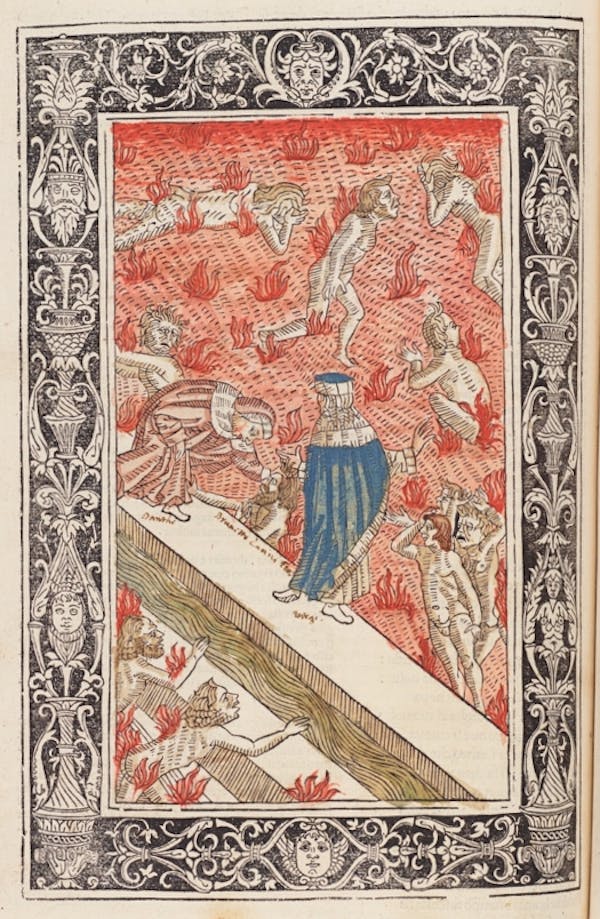 Illustration for Dante's Divine Comedy