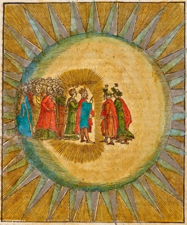 Illustration for Dante's Divine Comedy