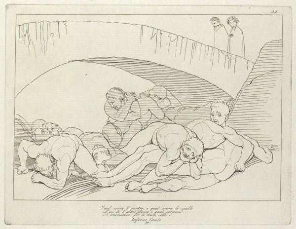 Illustration for Dante's Divine Comedy