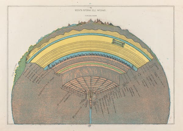 Illustration for Dante's Divine Comedy