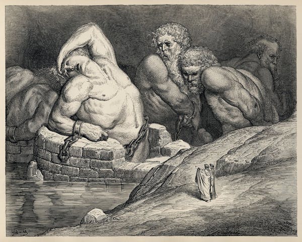 Illustration for Dante's Divine Comedy