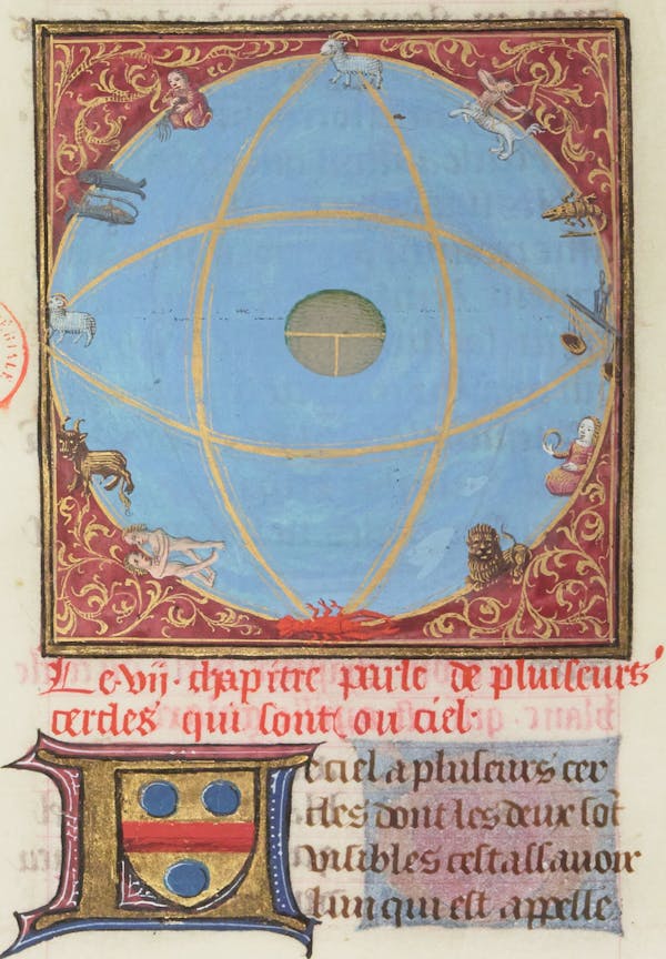 Illumination depicting a map