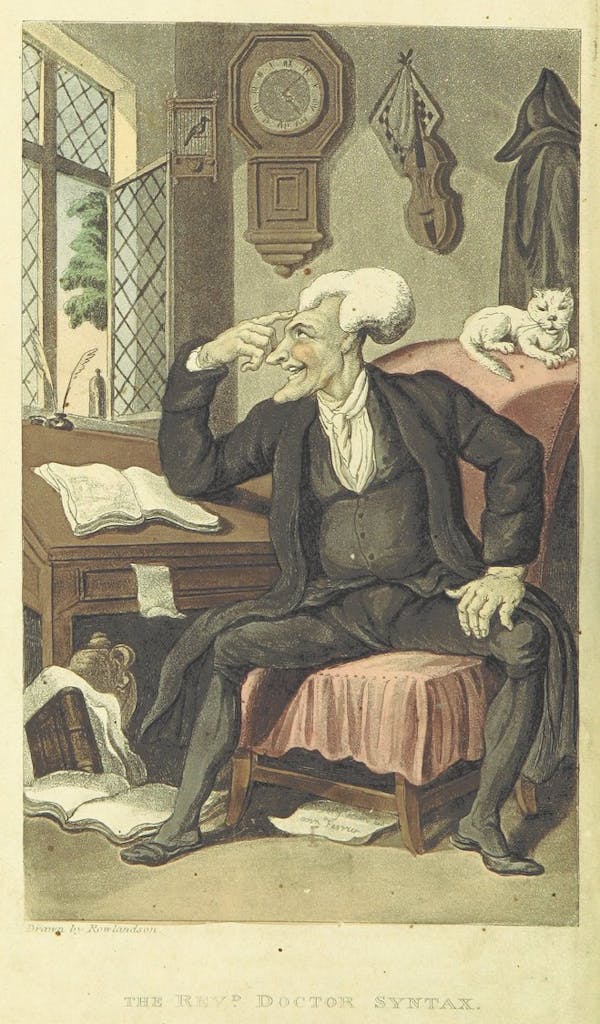 dr syntax thomas rowlandson illustration