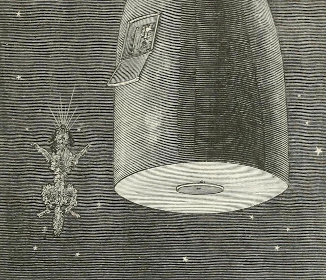 Émile-Antoine Bayard's Illustrations for Around the Moon by Jules Verne (1870)