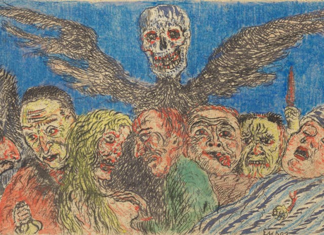 James Ensor, *The Deadly Sins* (ca. 1904)