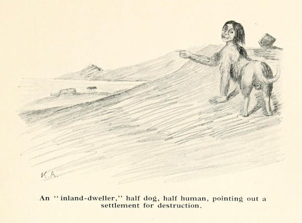 illustration of eskimo folktale