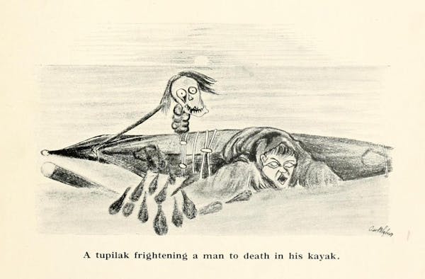 illustration of eskimo folktale