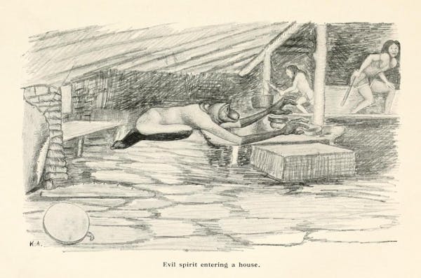 illustration of eskimo folktale