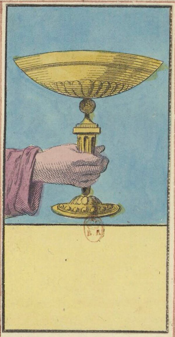 Tarot card from Etteilla's deck