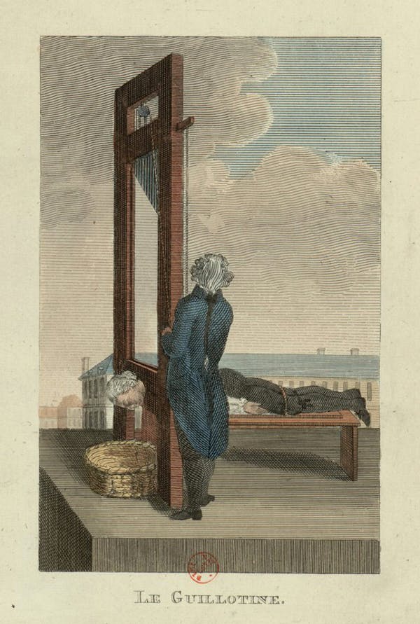 illustration execution guillotine Louis XVI