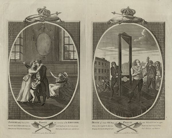 illustration execution guillotine Louis XVI