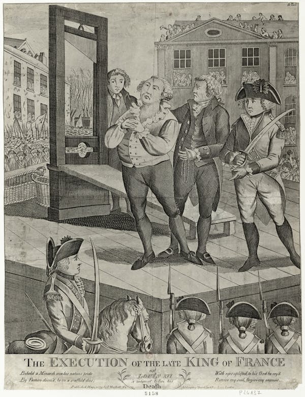 illustration execution guillotine Louis XVI