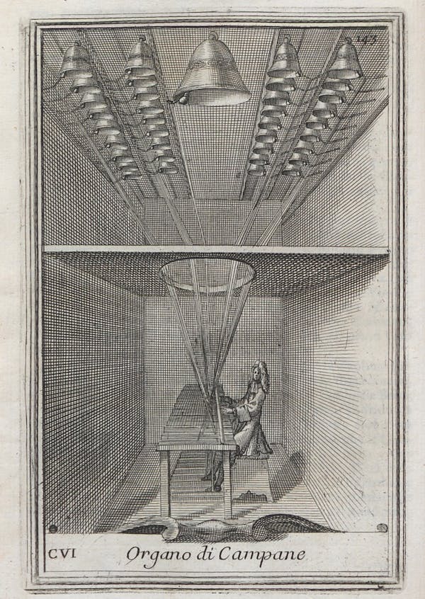 illustration from filippo buonanni's harmonic cabinet