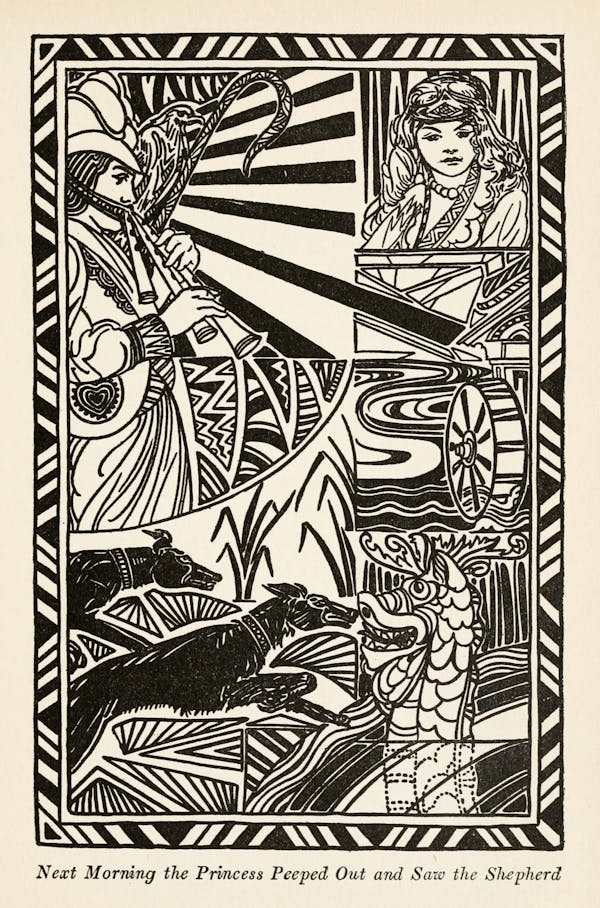 Illustration of folk tale