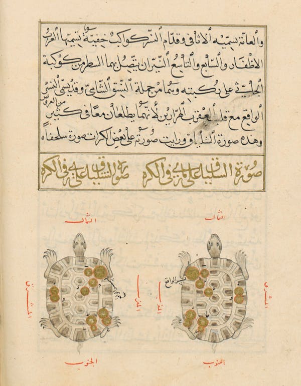 Illustration from a 15th-century Arabic book of constellations