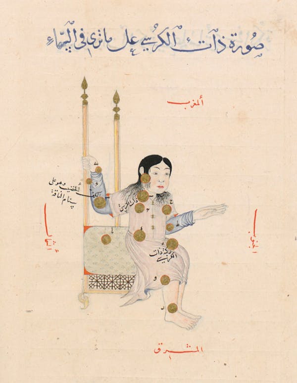 Illustration from a 15th-century Arabic book of constellations