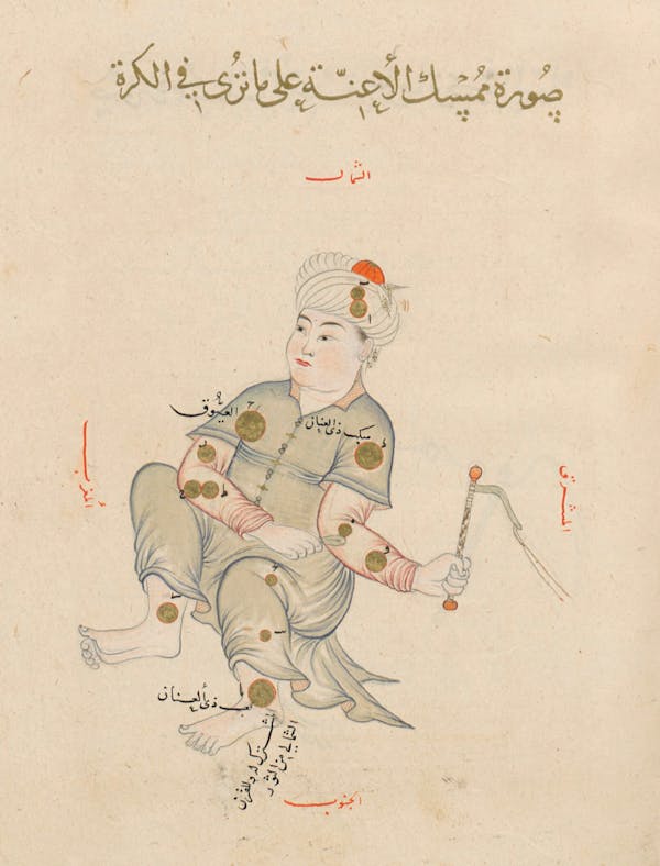 Illustration from a 15th-century Arabic book of constellations