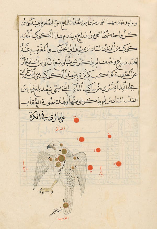 Illustration from a 15th-century Arabic book of constellations