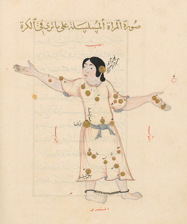 Illustration from a 15th-century Arabic book of constellations