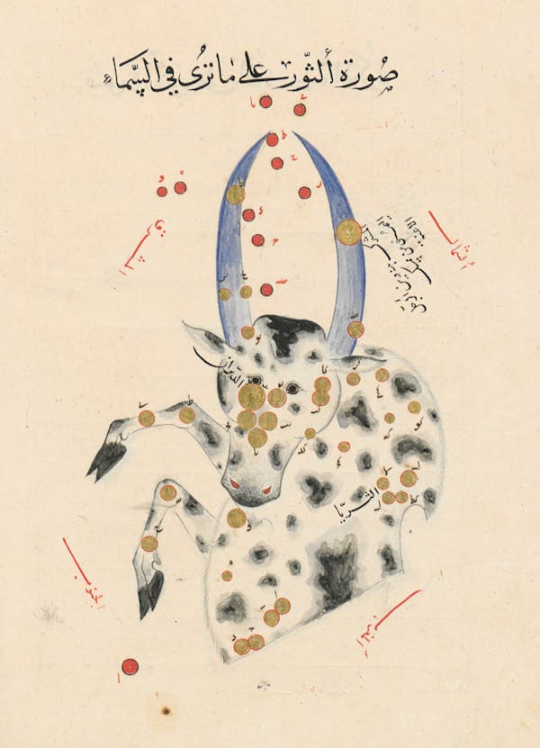 Illustration from a 15th-century Arabic book of constellations