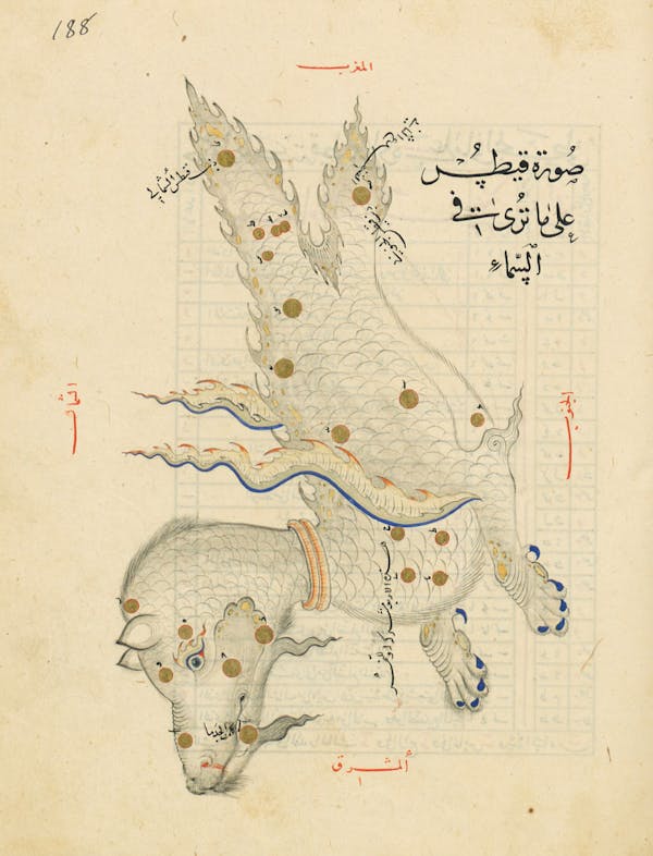 Illustration from a 15th-century Arabic book of constellations