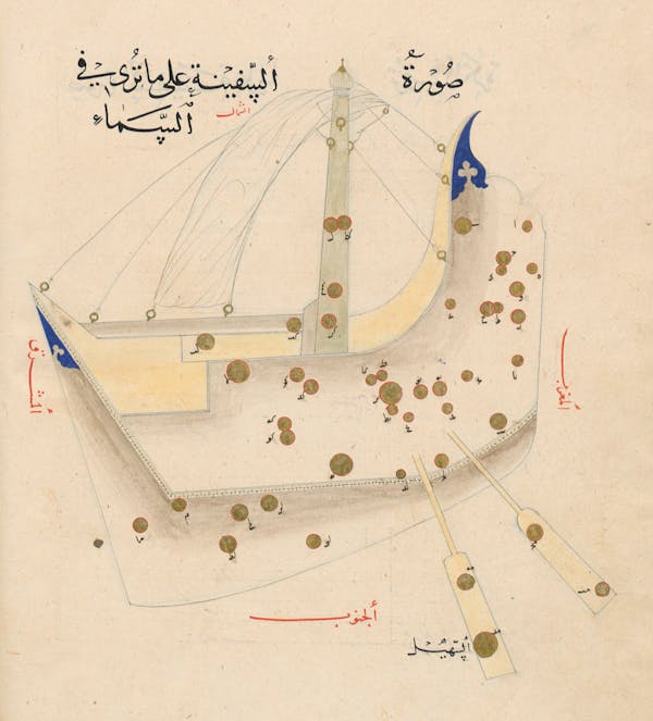 Illustration from a 15th-century Arabic book of constellations