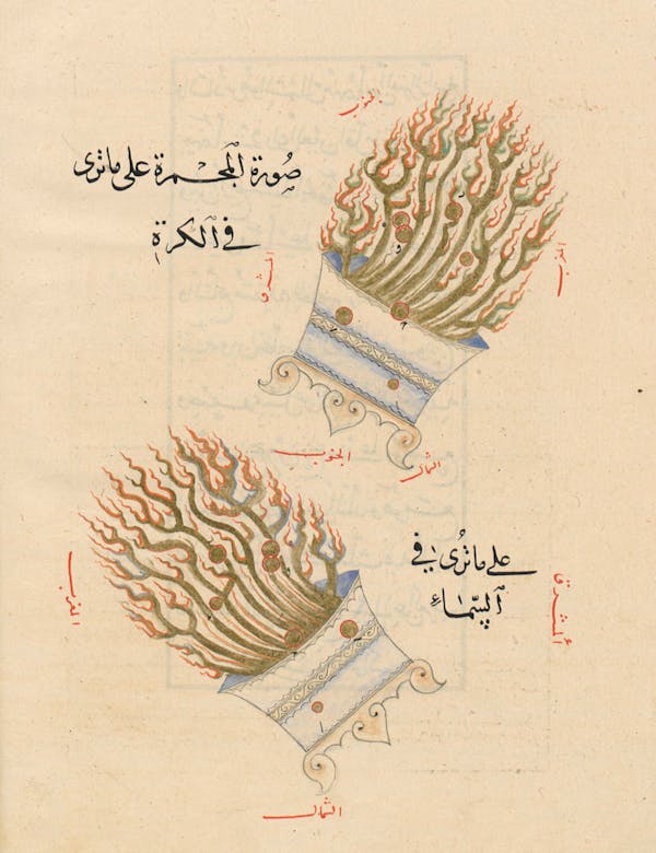 Illustration from a 15th-century Arabic book of constellations