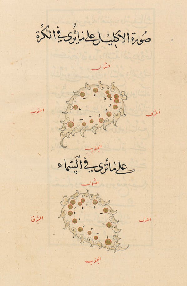 Illustration from a 15th-century Arabic book of constellations