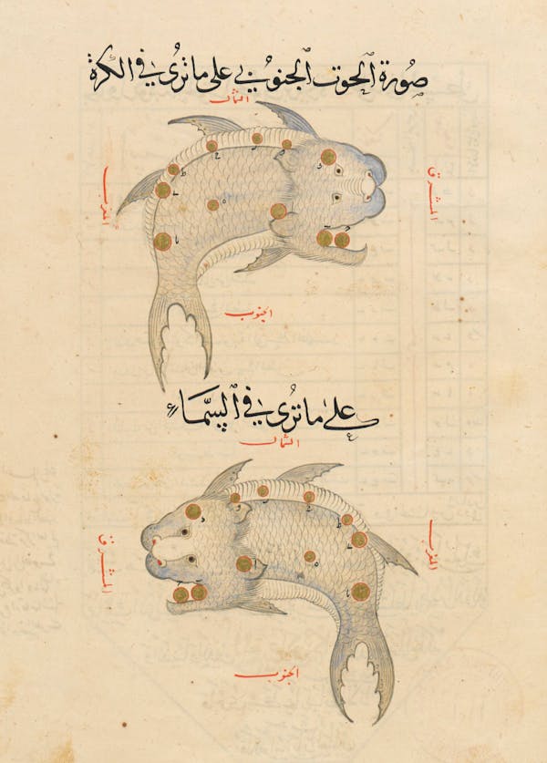 Illustration from a 15th-century Arabic book of constellations